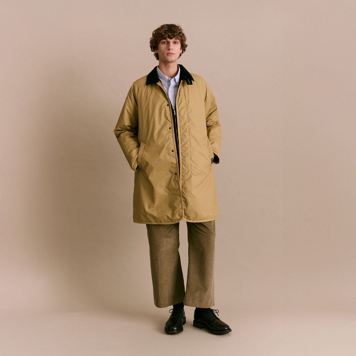 Balmacaan Coat Mens