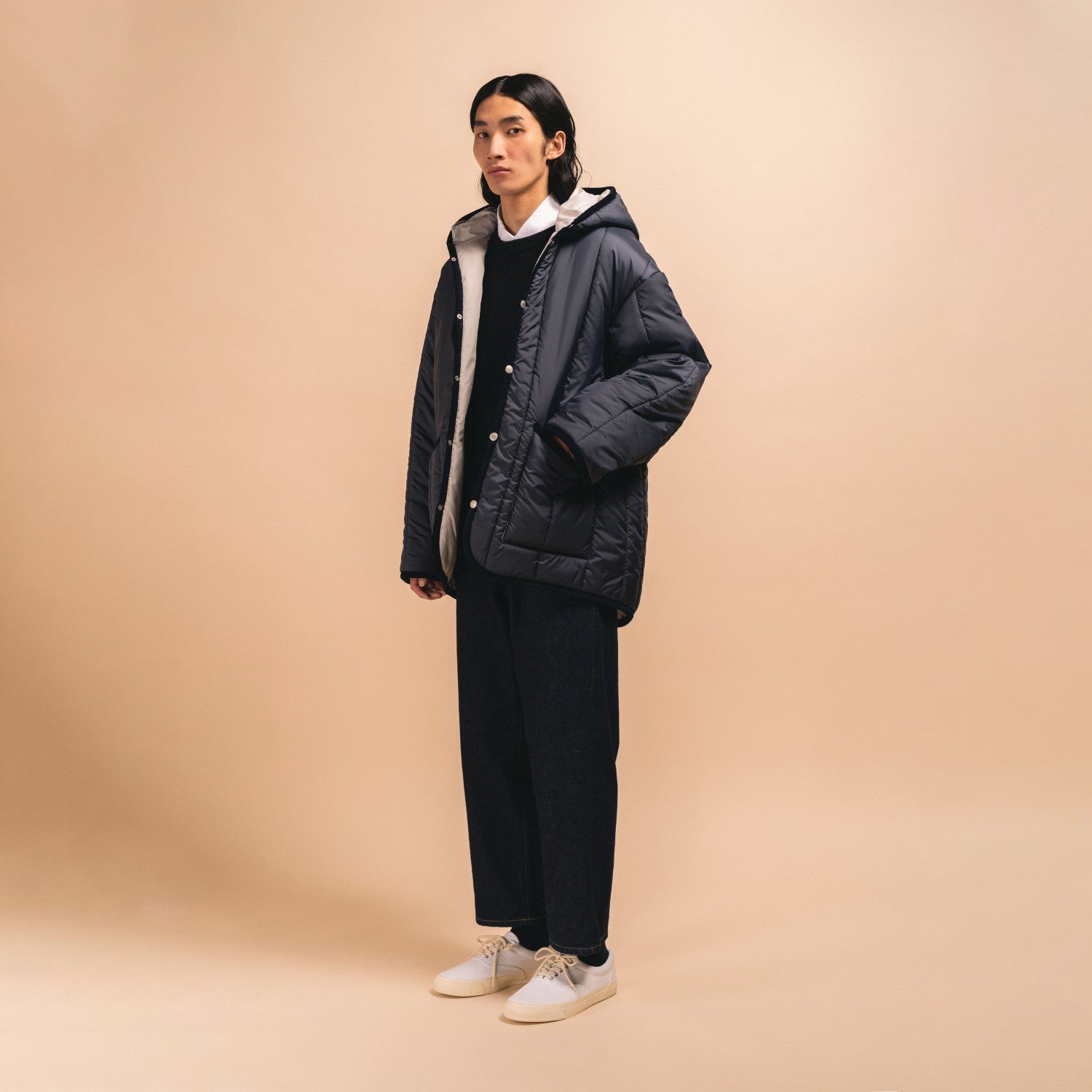 Vertical Big Quilt Craydon Mens / バーティカル ビッグ キルト