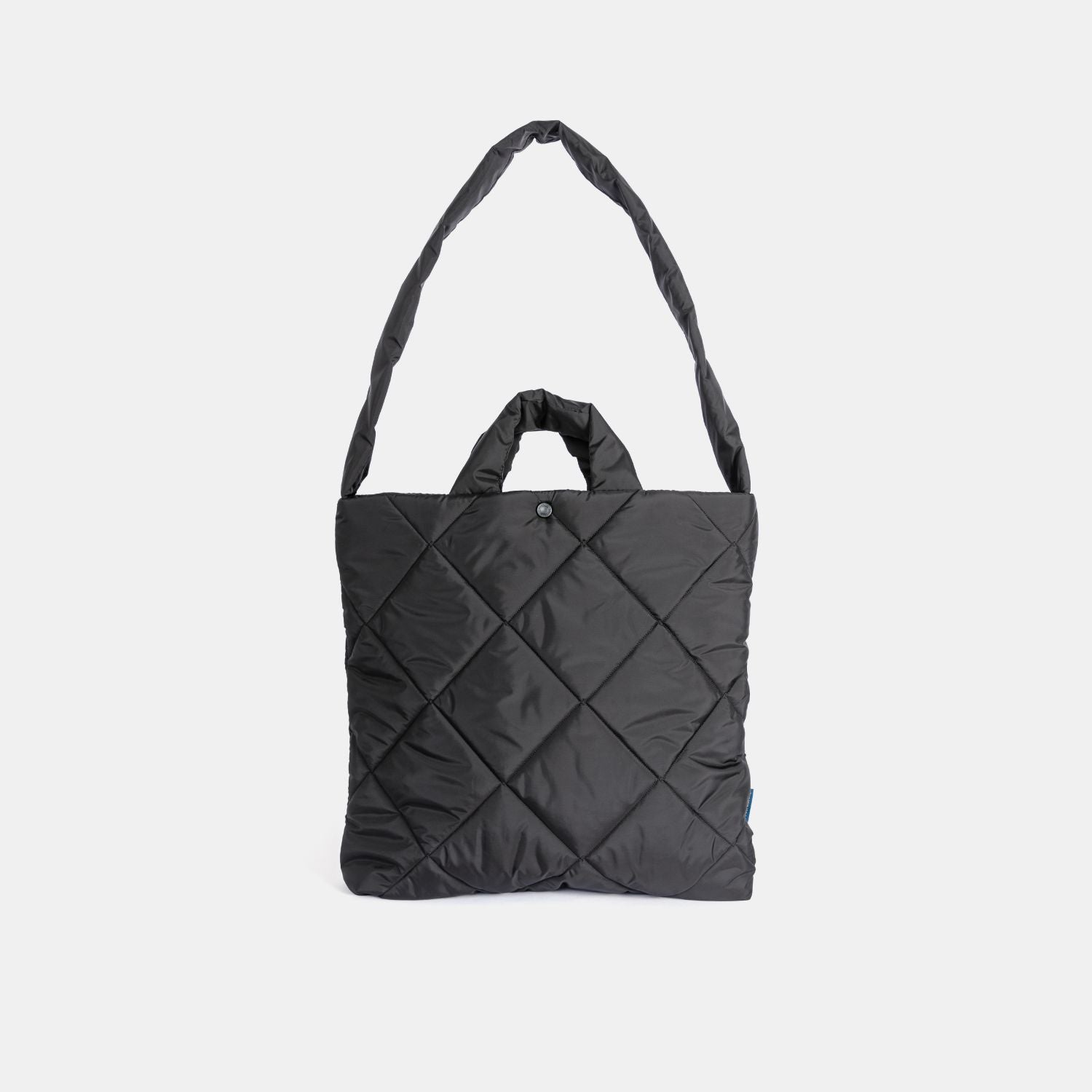 ハンドメイド　キルト生地の四角いトートバッグ（FE-33） Big Quilt Tote Bag Unisex / ビッグ キルト トート バッグ ユニセックス