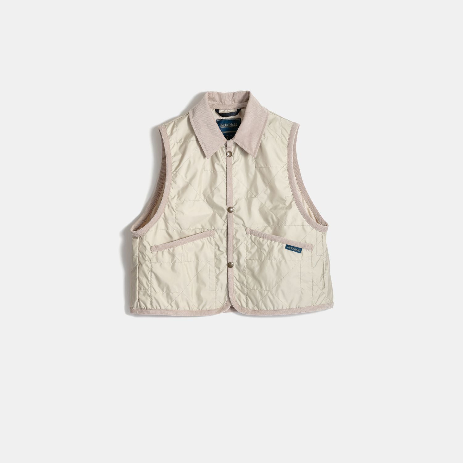 Unwadded Cropped Raydon Gilet Womens / アンワディッド クロップド