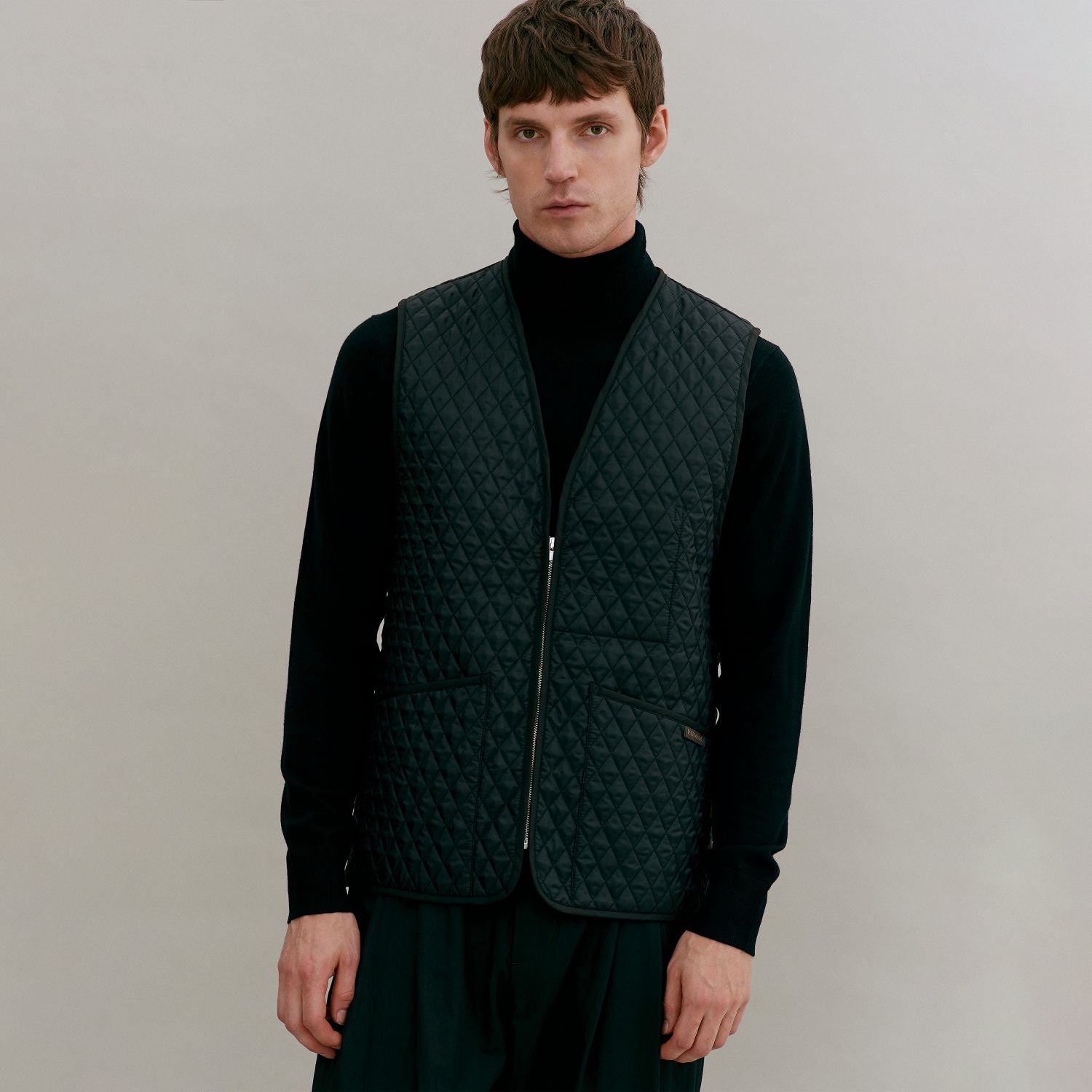 Zipped Gilet Mens