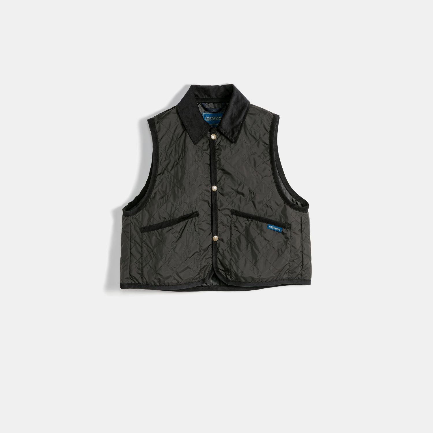 Unwadded Cropped Raydon Gilet Womens