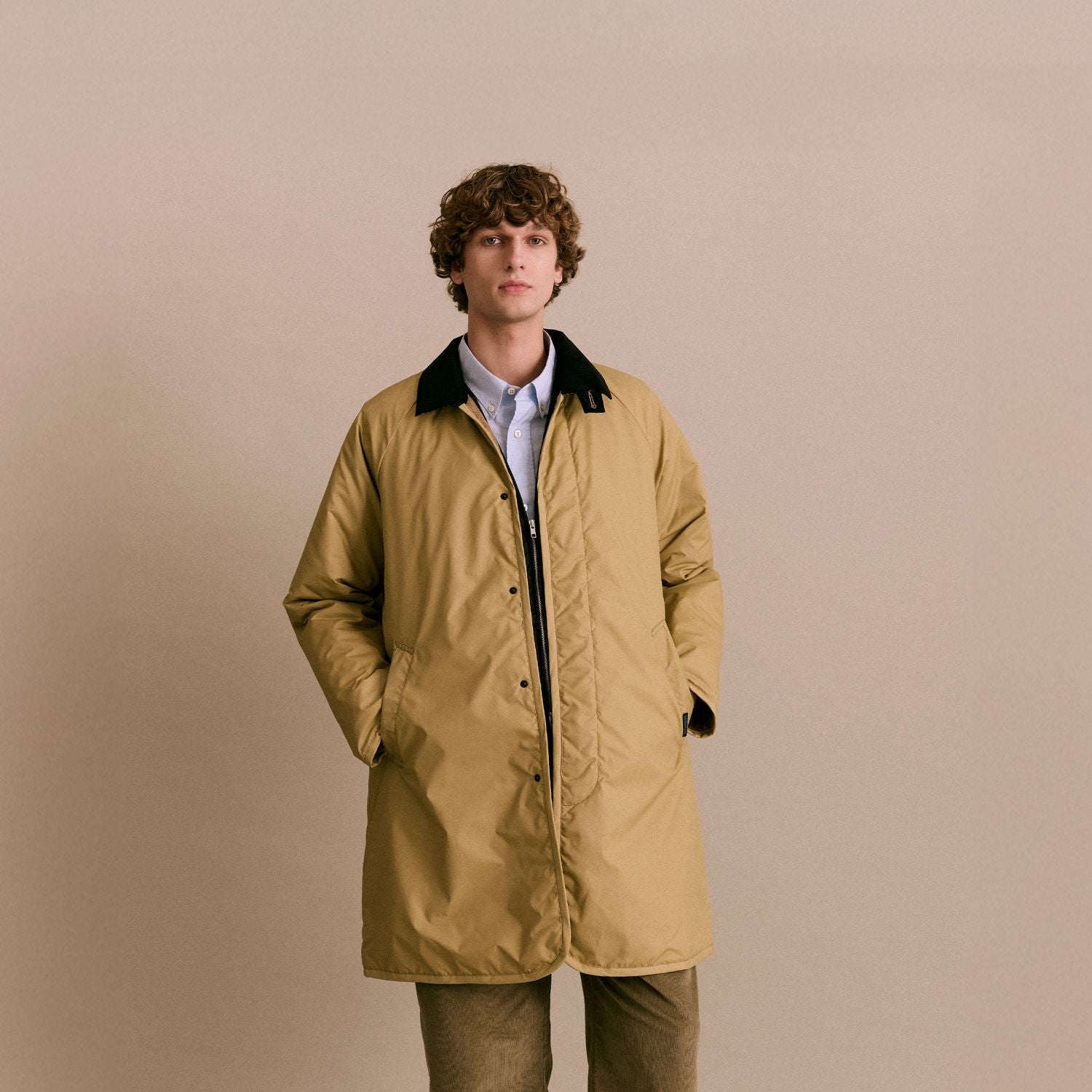Balmacaan Coat Mens