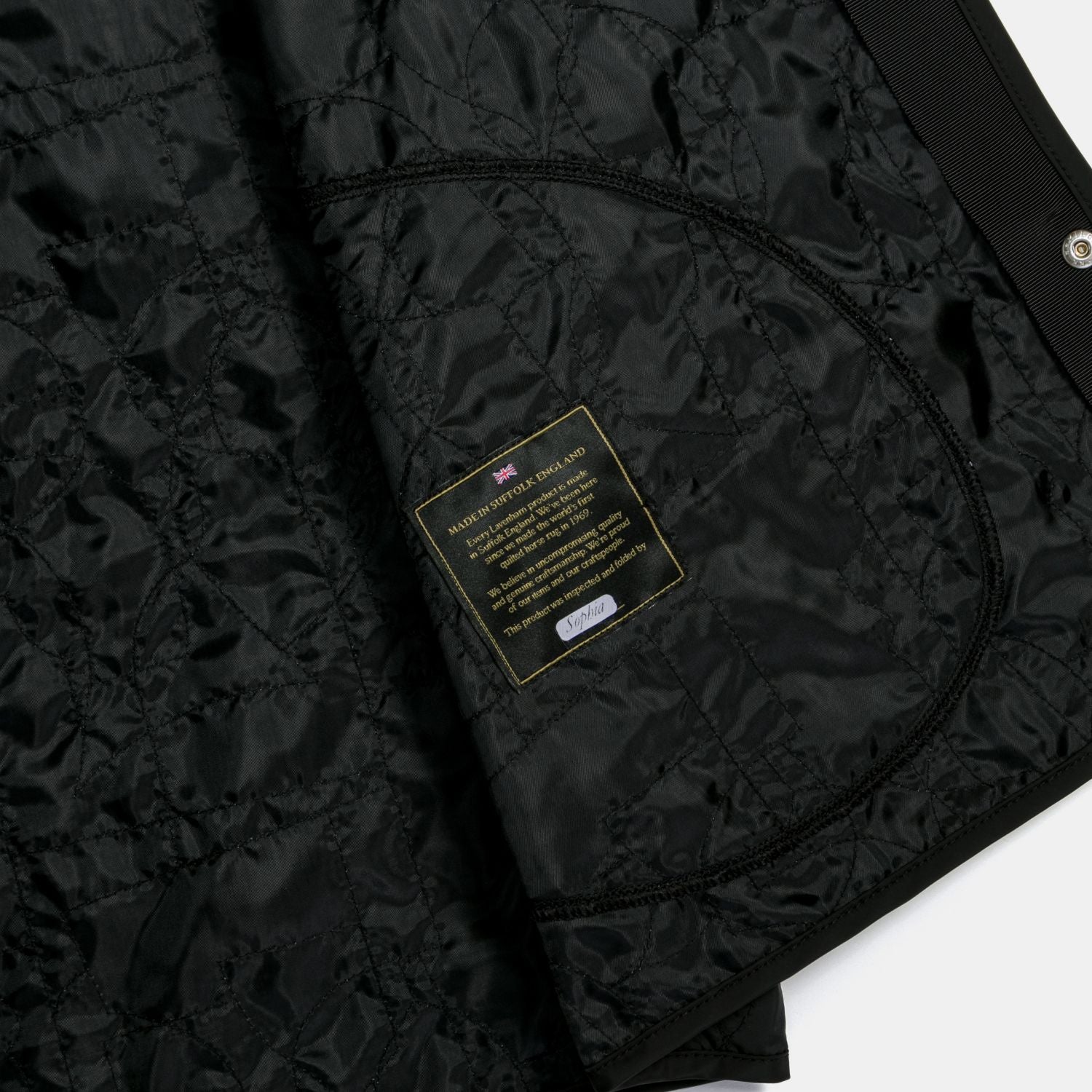 LAVENHAM（ラベンハム）｜Black Edition Unwaddded Mickfield Mens