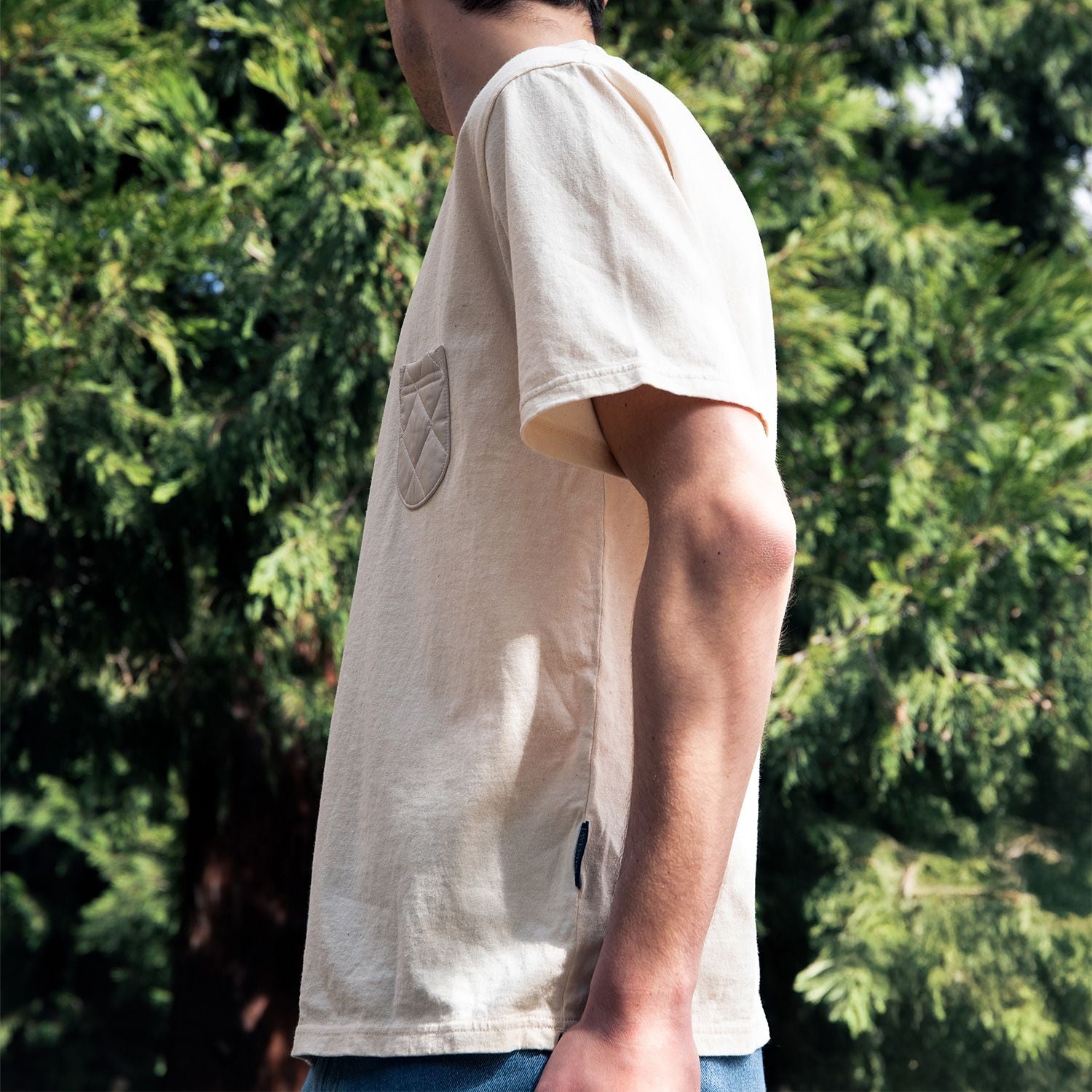 Jackman X Lavenham Lightweight Quilt Pocket Tee Mens / ジャック