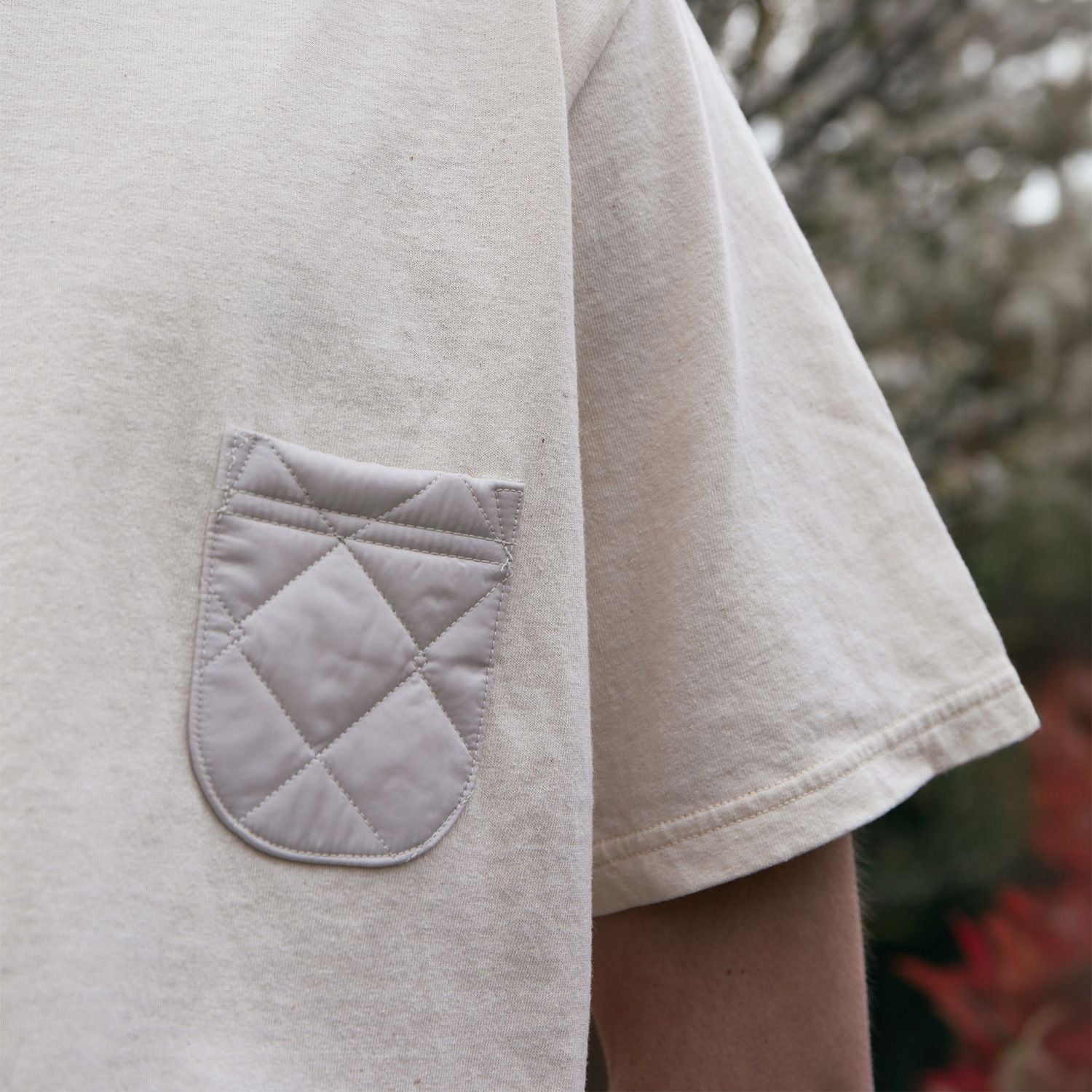 Jackman X Lavenham Lightweight Quilt Pocket Tee Mens / ジャック