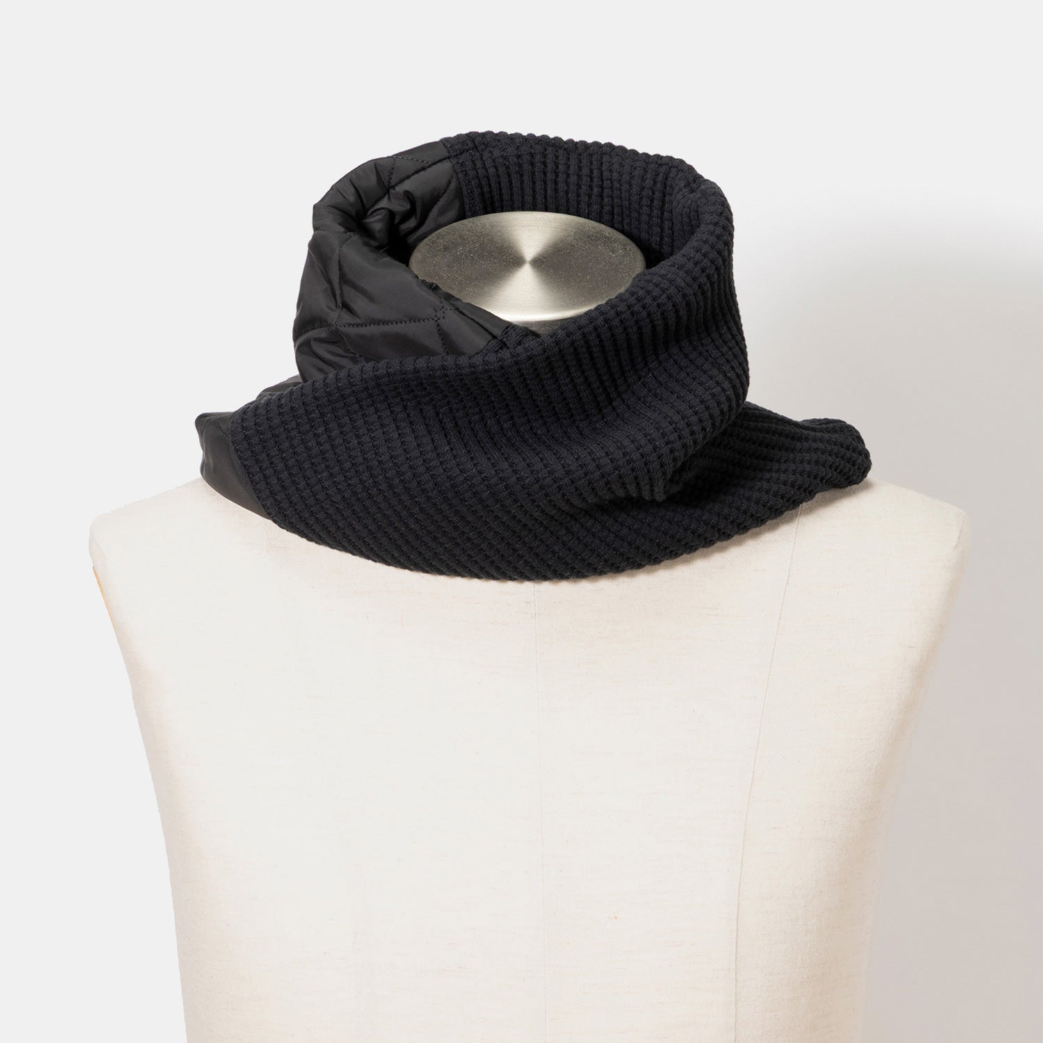 theory　ブラックスヌード Waffle Twist Snood