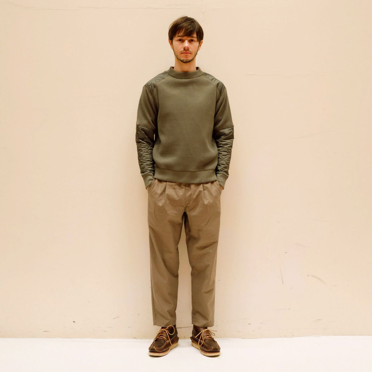 Jackman X Lavenham Waffle Armored Midneck Mens / ジャックマン 